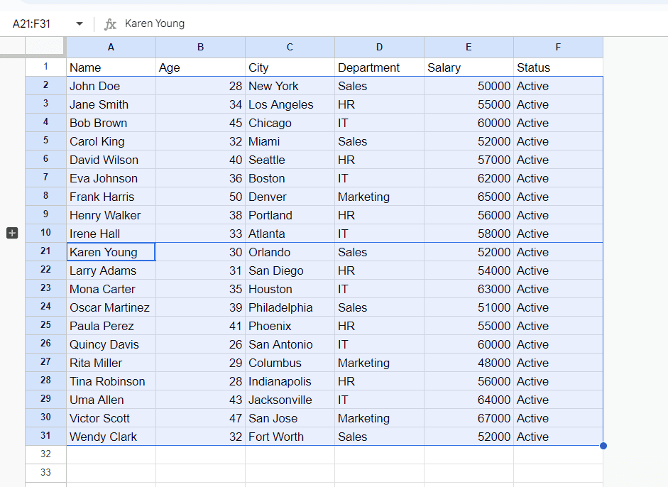 How to Copy Only Visible Cells in Google Sheets Supatool